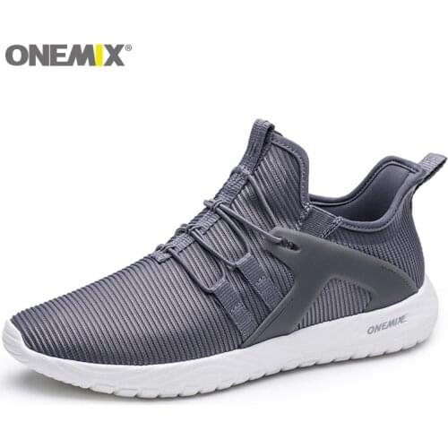 Onemix Breathable Running Shoes for Men Summer Sneakers Walking Jogging Shoes Light Training Sneakers Bigger Size 39-47