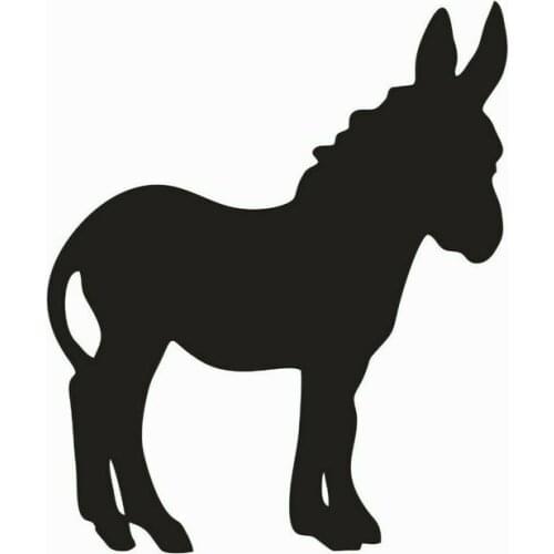 Donkey Animal Vinyl Die Cut Car Decal Sticker Window Laptop Wall sticker many colour