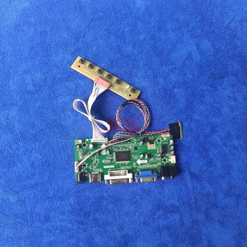 LCD screen controller board 1024*600 60Hz WLED 40 Pin LVDS DVI VGA HDMI-compatible Fit B101AW02/B101AW03/B101AW06 M.NT68676 Kit