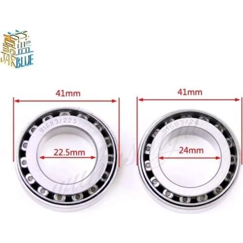 91683 Pressure Bearing 91683/22.5 ( 1 PC ) + 91683/24 ( 1 PC ) = Total ( 2 Pcs ) ABEC-1 Taper Roller Steering Bearings