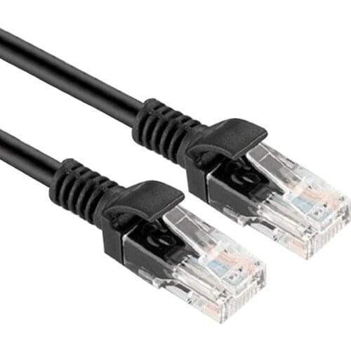 Durable Black PVC CAT5 RJ45 Ethernet LAN Network Jumper For PC Router MRJ45 CAT-5 Network Jumper Network Cable