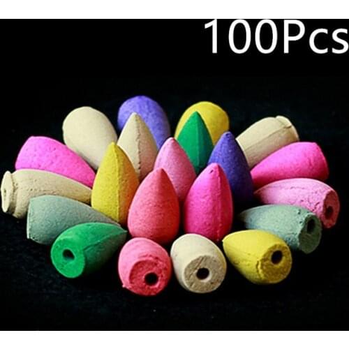 With 10Cones Free Gift Waterfall Incense Burner Ceramic Incense Holder,Option for Mixed Incense Cones (Burner Size L and Size M)