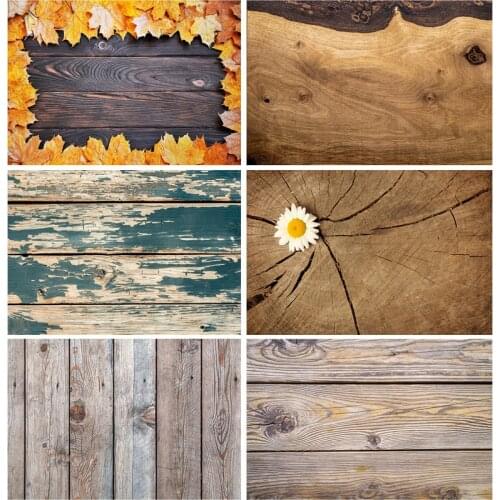 SHENGYONGBAO Art Fabric Wood Board Photography Backdrops Props Wooden Plank Floor Photo Studio Background 201119MKB-01