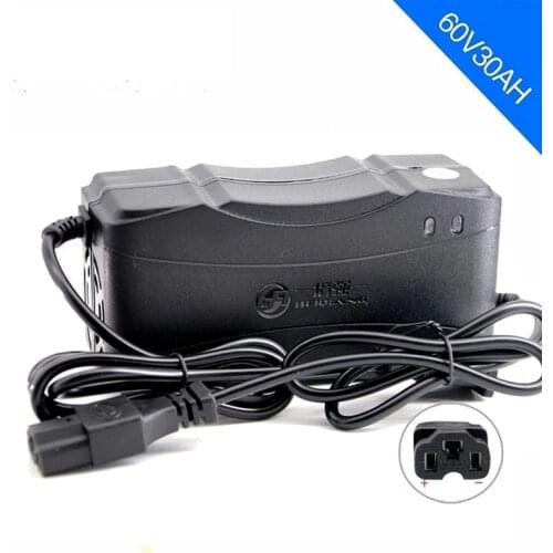 60V 30AH Smart Charger Electric Bike Scooter Car Adapter LED Display AGM Gel VRLA Lead Acid Battery Charger DC 4A US EU Plug