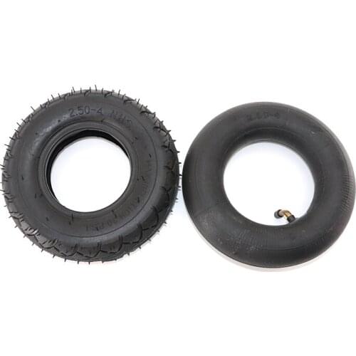 Tube Tire Inner Tube 2.80 / 2.50-4 Outer Tire 2.50-4 For Electric Gas Scooter Wheelchair Wheel Attachment