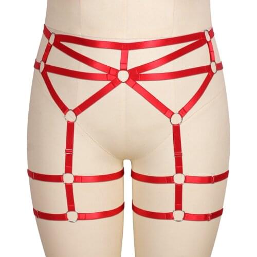 Womens Underwear Plus Size Exotic Harness Sexy Lingerie Body Stockings Garter Belt Bondage Costumes Gothic Plump Garter Belts