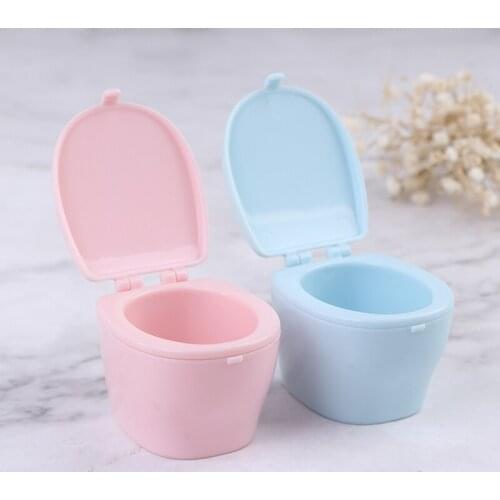 1:12 Dollhouse Miniature Furniture Bathroom Toilet Doll House Pretend Toy