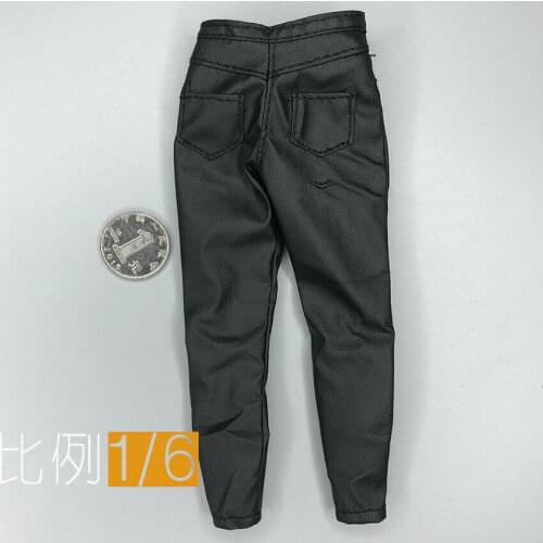 1/6th Soldier Leather Pants Model for 12" Doll