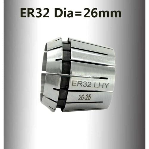 1pcs ER 32 ER32 Oversize 26mm Spring Collet Tool Collets Drill Chuck Arbors CNC Milling Lathe Cutter DIN 6499B Free shipping