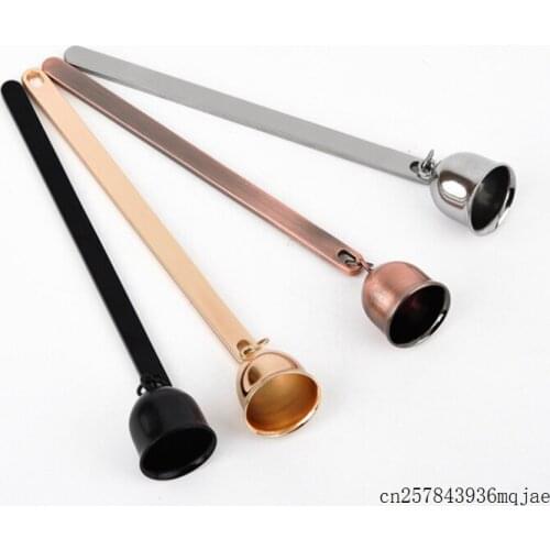 100pcs Metal Candle Extinguisher Extinguish Candles Accessories Home Use Candle Flame Wick Bell Shaped Trimmer Tool