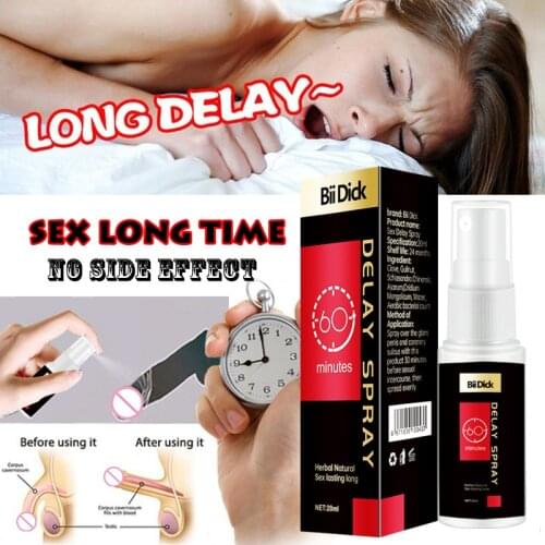 20ml Sex Delay Spray Sex for Man Male External Use Anti Premature Ejaculation Lasting Long 60 Minutes Penis Enlargment Pills