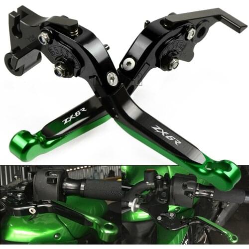 For Kawasaki ZX636R/ZX6RR 2005 2006 ZX 636 R 6 RR Motorcycle CNC Aluminum Adjustable Foldable Extendable Brake Clutch Levers