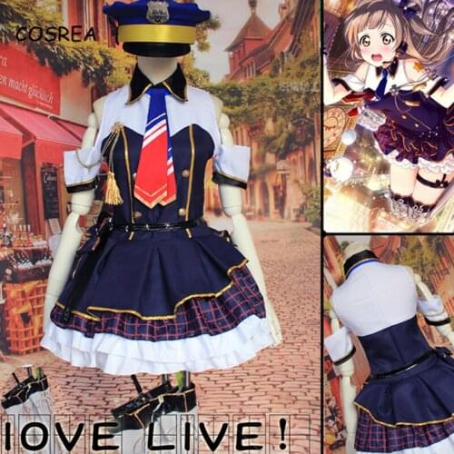 Anime LoveLive! Love live Kotori Minami Cosplay Costume Adult Women Girl Policewoman Maid Outfit Lolita Dress Clothing