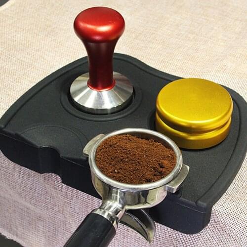 Barista Coffee Anti-skid Mat Espresso Latte Art Pen Tamping Holder Pad Coffeeware Tampers Coffee Grind Soft Silicone Mat