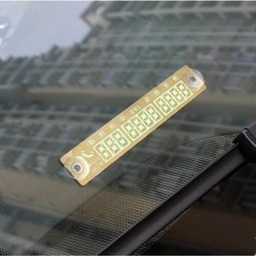 Car Styling Parking Notification Phone Number Card Luminous Telephone Number Plate for Citroen C-Quatre C-Triomphe