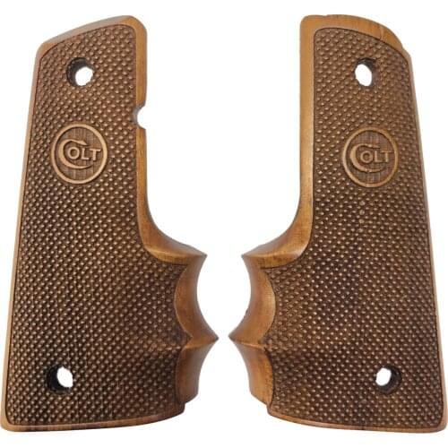 Colt 1911 Finger Snap On Colt Logo Laser Cut Wooden Grip