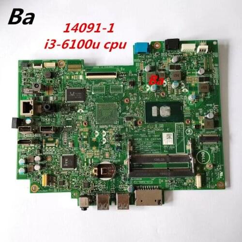 For Dell Inspiron 3459 Laptop Motherboard I3-6100U Integrated Graphics Card 14091-1 completed full test