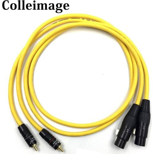 Hifi RCA to XLR Male Cable, 2 XLR to 2 RCA/Phono Plug HIFI Stereo Audio Connection Microphone Cable