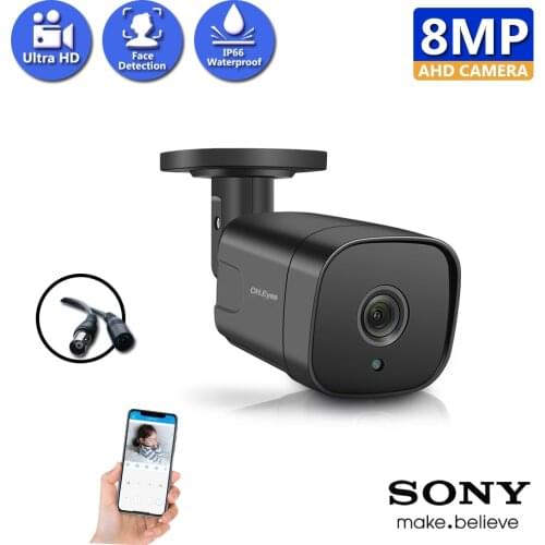 8MP SONY IMX323 Full HD Indoor/Outdoor Face Record Bullet AHD Camera CCTV Security Surveillance weatherproof Camera 4K