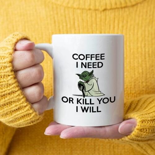 Mug coffee cup alphabet cartoon pattern ceramic cup white ceramic 11 oz tea milk cup home coffee cup kitchen tool