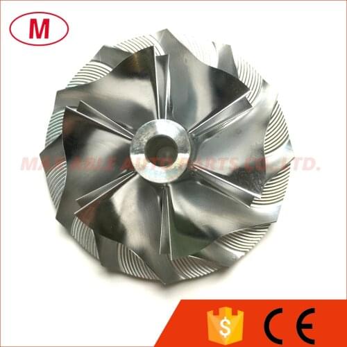 TD05H 16G 48.30/68.01mm 6+6 blades Forward Turbo Billet Compressor wheel/Aluminum 2618/Milling compressor wheel for 49178-01560