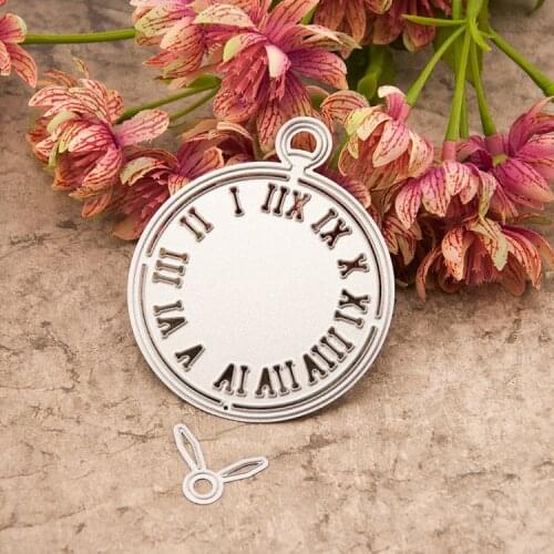 Metal clock cutting Dies Stencils for DIY Scrapbooking/photo album Decorative Embossing DIY Paper Cards