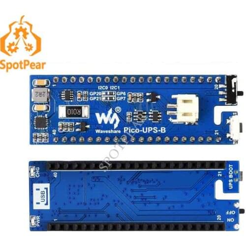 Raspberry Pi Pico UPS Module Uninterruptible Power Supply Li-po Battery Stackable Design