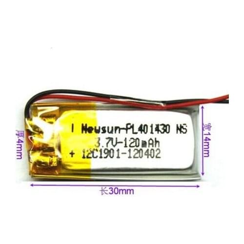 Recorder, small household appliances, Bluetooth headset battery 041430, 3.7V polymer lithium battery core