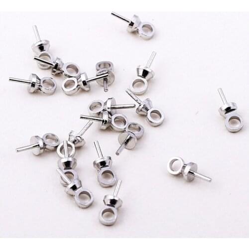 HOT 6X5MM 50PCS 925 Sterling Silver Butterfly BACK STOPPERS Earrings Jewelry Findings For Stud Pin Jewelry Settings