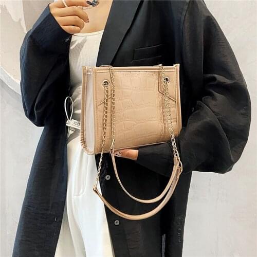 Womens bags 2021 large-capacity shoulder bag womens messenger fashion chain tote bags for women travel fashionable purses