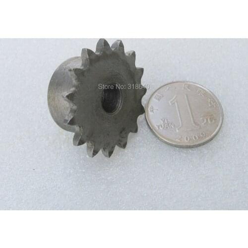 04C 15T 15Teeth Pitch 6.35mm 1/4" Bore not large than 6.3mm Industry Transmission Driving Single Row Sprockets DIY engine
