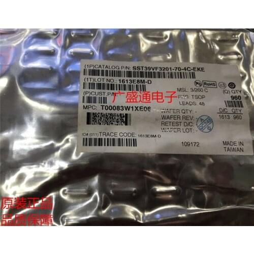 100% New&original In Stock SST39VF3201B-70-4C-EKEIC TSOP48
