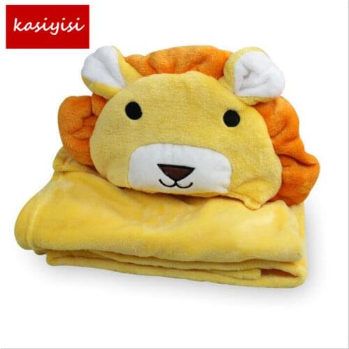 15styles Blanket Bebe Animal Head Newborn Swaddling Super Soft and Comfortable Baby Bedding