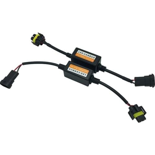 2PCS H11 LED headlamp decoder Canbus Anti-Flicker Error Free decoder EMC