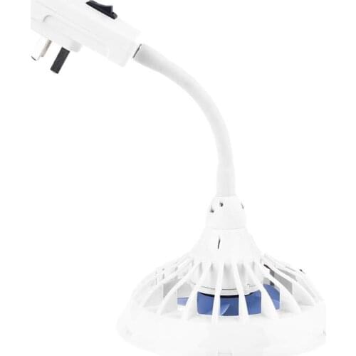 2in1 AC 110V 220V 12W LED Light Lamp Cooling Fan for Home Office Factory Market