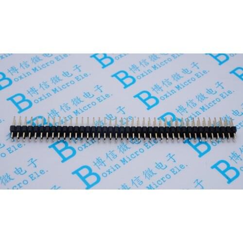 5PCS Spacing of 2.54 MM 2*40pin 2*40p Double row needle Male Connector 2X40PIN 2x40 2x40p 40p 40PIN FOR PCB BOARD ARDUINO