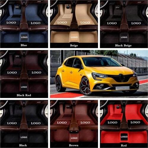 Car Foot Mats for Renault Espace Logan Koleos Latitude Kadjar Duster Fluence Scenic Captur Talisman Megane Laguna Car Floor Mat