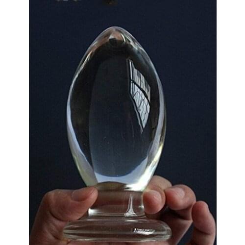 Big Anal Plug Dilatador Prostate Massager Anus Expander Crystal Glass Butt Plug Sex Toys For Men Large Dildo Buttplug Erotic Toy