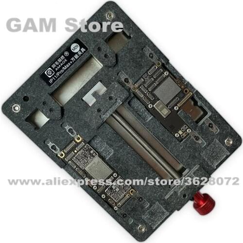 For iPhone 11/11 Pro/Max Motherboard Solder Repair Holder Jig Fixture Universal Clip PCB Holder Clamp Tin Plant Table AMAOE M29