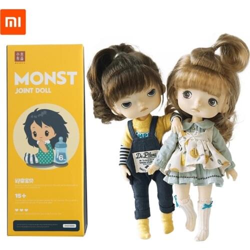 Xiaomi BJD Monst Savage Baby Rubber Dolls Toys Whole Body Joints Movable Height 20 Centimeters Kids Birthday Gift Surprise