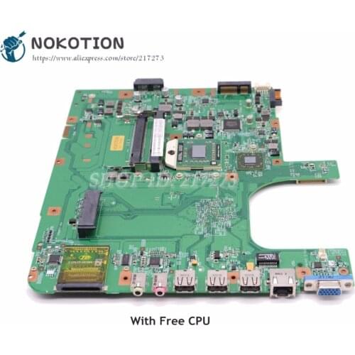 NOKOTION MBAUA01001 MB.AUA01.001 For Acer aspire 5535 5235 Laptop Motherboard 48.4K901.021 Socket S1 DDR2 Free CPU