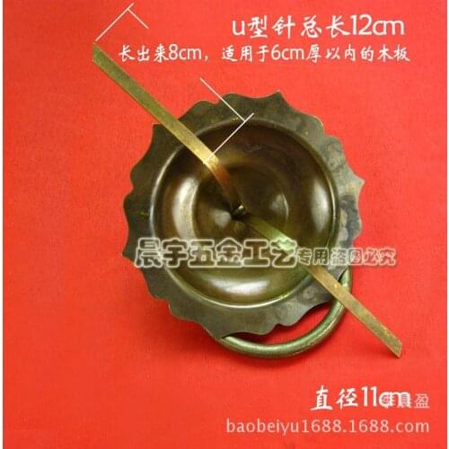 Chinese antique beast head knocker copper handle pure copper door knocker antique door pull classical copper jewelry ring copper