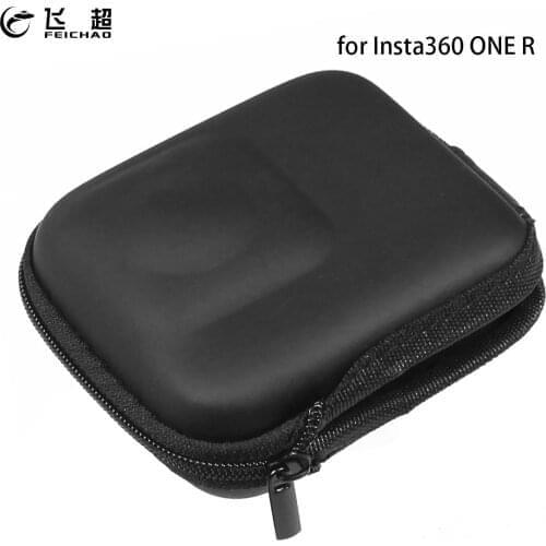 Mini Storage Bag Portable for Insta360 ONE R 4K / Insta 360 Panoramic Edition Camera Protective Carrying Case PU Box Accessories