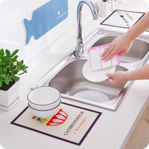 Cartoon KitchenSink Waterproof Stickers Electrostatic Refrigerator Stickers Kitchen Cabinet Decoration Stickers