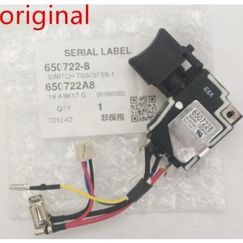Original Switch 18V for Makita 6507228 650722-8 650241-4 6502414 BTD134RFE BTD134RHE