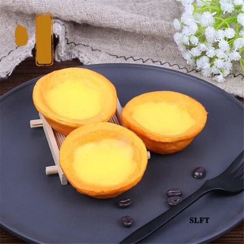 Hotel restaurant bakery pastry dessert cake house baking shop store decoration simulation food props fake egg custard tart model