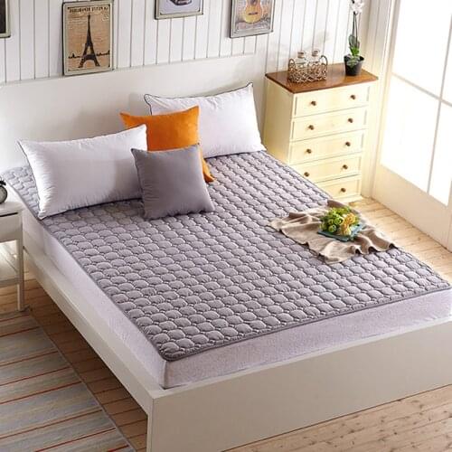 Bed protection pad twin single full queen king mattressTatami Foldable Student single dormitory Mattress Toppers Bedspreads #s