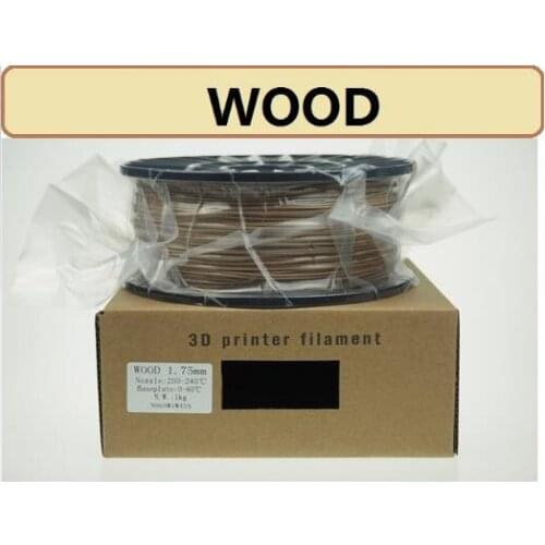 WOOD 3D printer consumables, 1KG , PLA add refined wood powder 1.75mm 3D printer filament