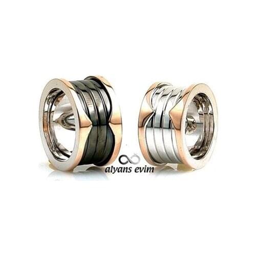 Silver Handmade Couple Wedding Rings