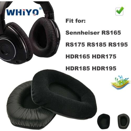 Replacement Ear Pads for Sennheiser RS165 RS175 RS185 RS195 HDR165 HDR175 HDR185 HDR195 Headset Parts Earmuff Cover Cushion Cups